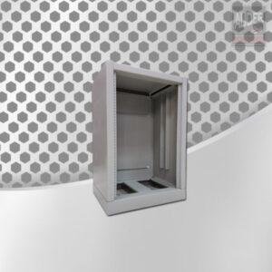 RACK KABINET BESI PAGING SYSTEM 15U-D + ACC SETTING