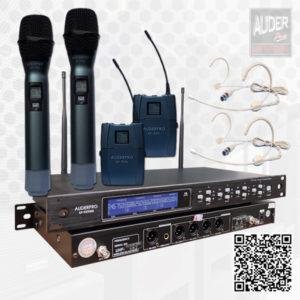 AUDERPRO AP-929WM-2H2A 2 GENGGAM + 2 HEADSET