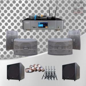 PAKET DIGITAL KARAOKE TM4 AUDERPRO HARMONY + SPEAKER 8 INCH
