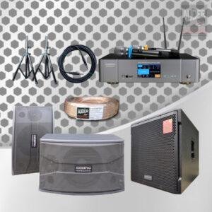 PAKET DIGITAL KARAOKE TM5 AUDERPRO HARMONY + SPEAKER 12 INCH