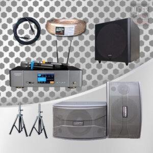 PAKET DIGITAL KARAOKE TM8 AUDERPRO HARMONY + SPEAKER 8 INCH