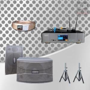 PAKET DIGITAL KARAOKE TM9 AUDERPRO HARMONY + SPEAKER 12 INCH